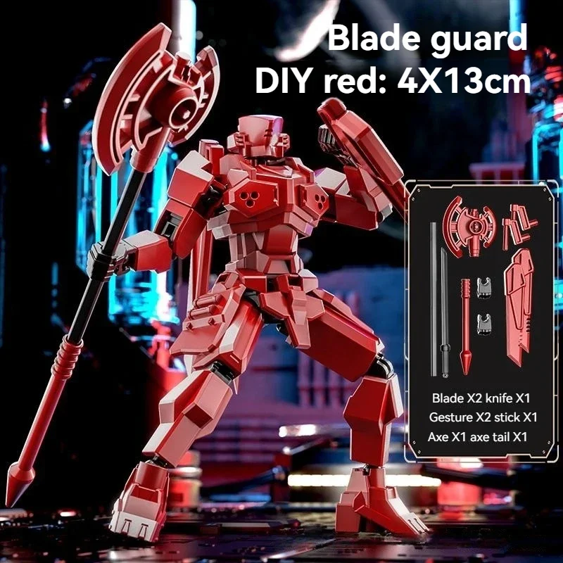 3D Printing For Dummies - Multi-jointed Movable Robot Assembly Ornament 3d