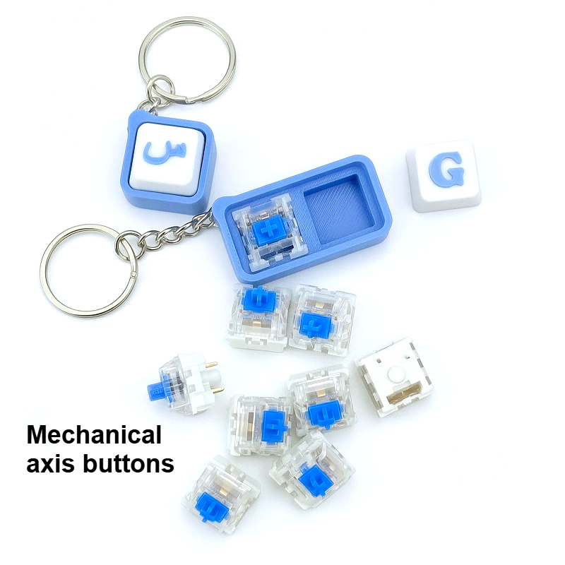3D Printing Keychain - New Mechanical Switch Fidget Toy DIY