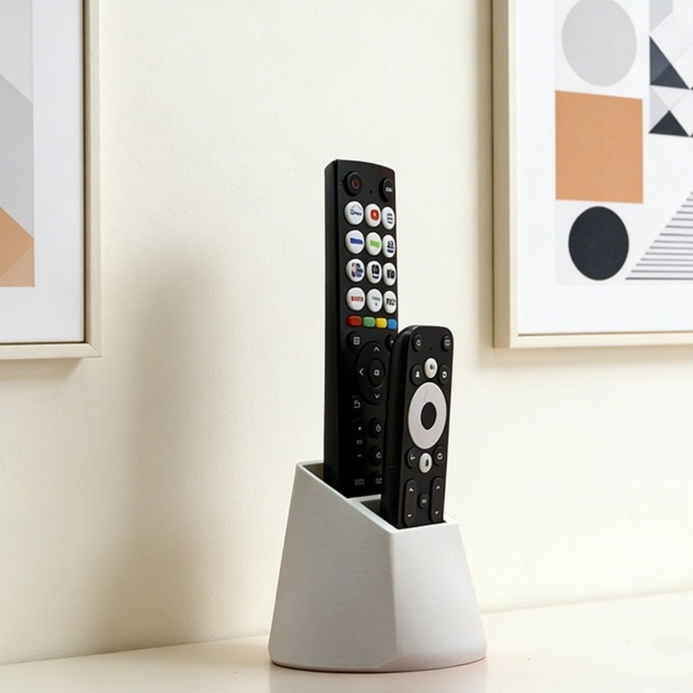 Enclosure 3D Printing - 2-Hole Remote Control Holder 3D Printed