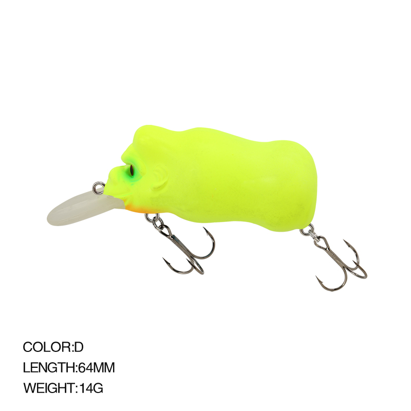 64mm 16G Floating Orangutan Lu - 3D Printing Lure 评论和价格