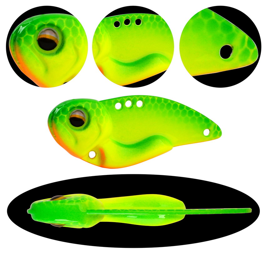 6pcs Metal VIB Fishing Lures 7 - 3D Printing Lure 评论和价格