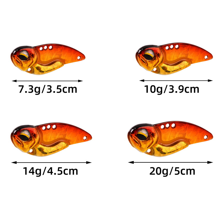6pcs Metal VIB Fishing Lures 7 - 3D Printing Lure 评论和价格