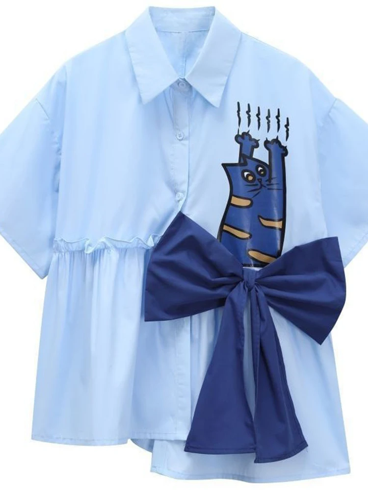 Zoki 3D Bow Cute Shirt Women L - 3D Printing Ideas 评论和价格