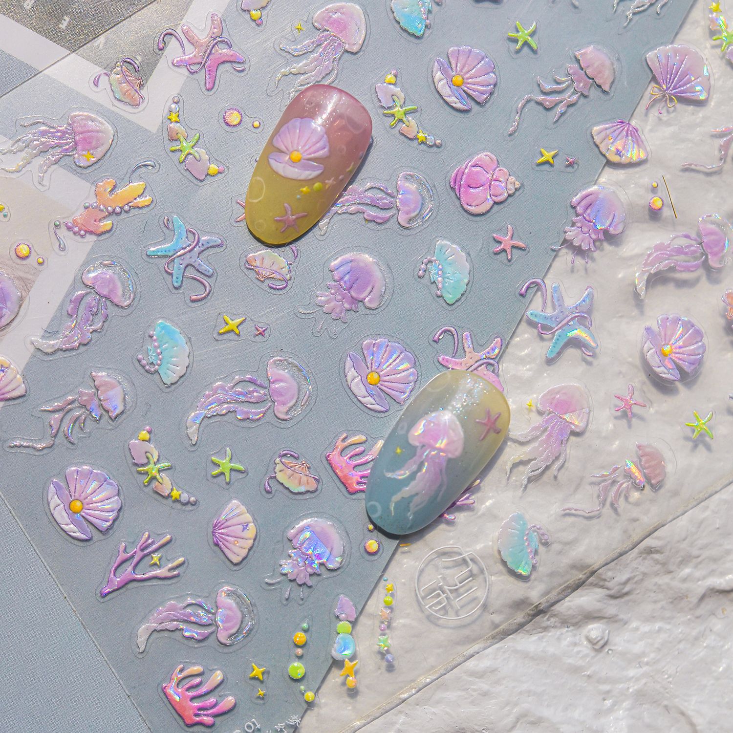 Colorful Drift Bag Jelly Nail  - 3D Printing Epoxy Resin 评论和价格
