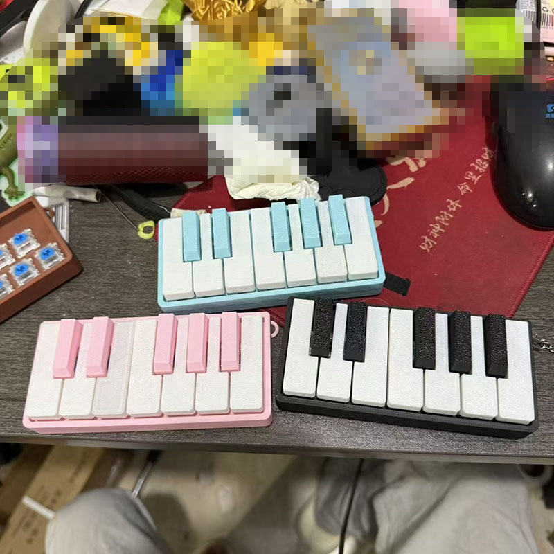 3d Printed Piano Stress Clicke - 3D Printing Keychain 评论和价格
