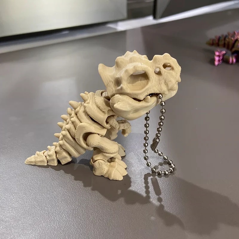 3D Printed Tyrannosaurus Rex S - 3D Printing Keychain 评论和价格