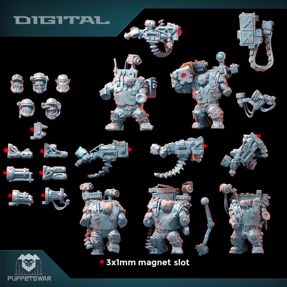Orc Ultimate Badasses Squad, G - 3D Printing Ideas 评论和价格