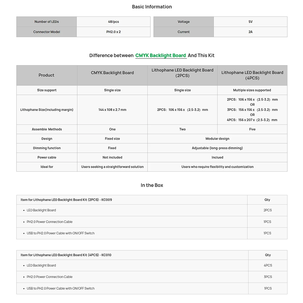 For Bambu Lab Lithophane LED B - 3D Printing Bambu Lab 评论和价格