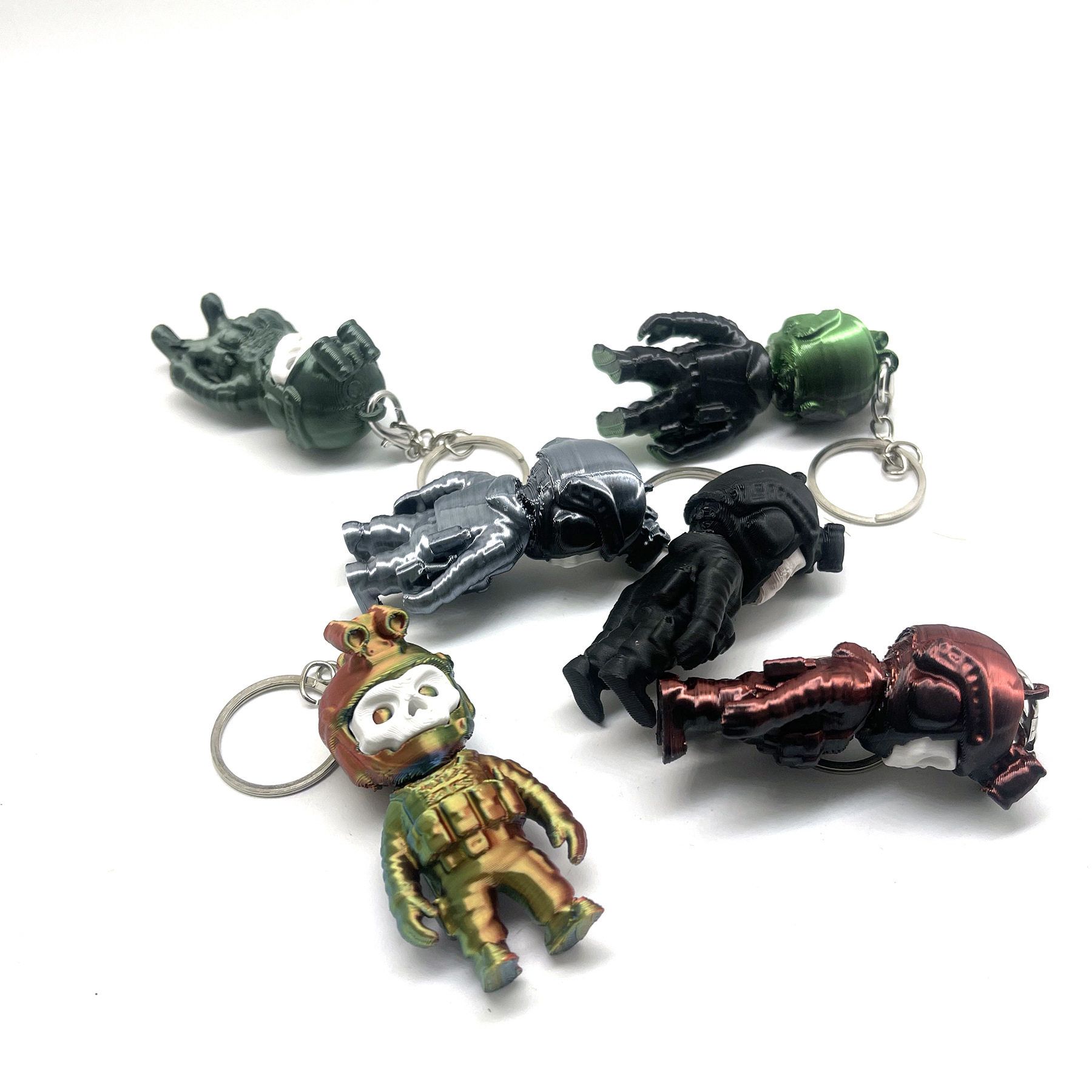 2026 Cute Ghost Warrior Callin - 3D Printing Keychain 评论和价格