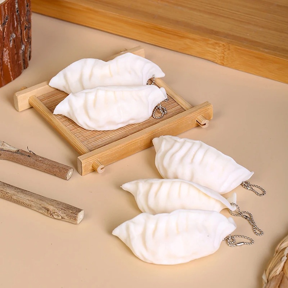 Mini Simulation Food Dumplings - 3D Printing Keychain 评论和价格