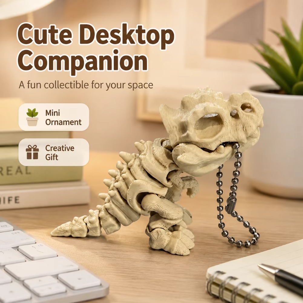 3D Printed Tyrannosaurus Rex S - 3D Printing Keychain 评论和价格