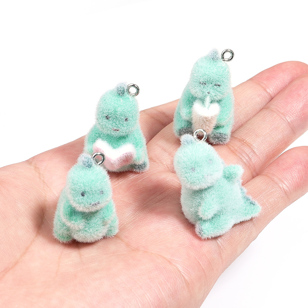 4Pcs 3D Mini Dinosaur Pendant  - 3D Printing Keychain 评论和价格