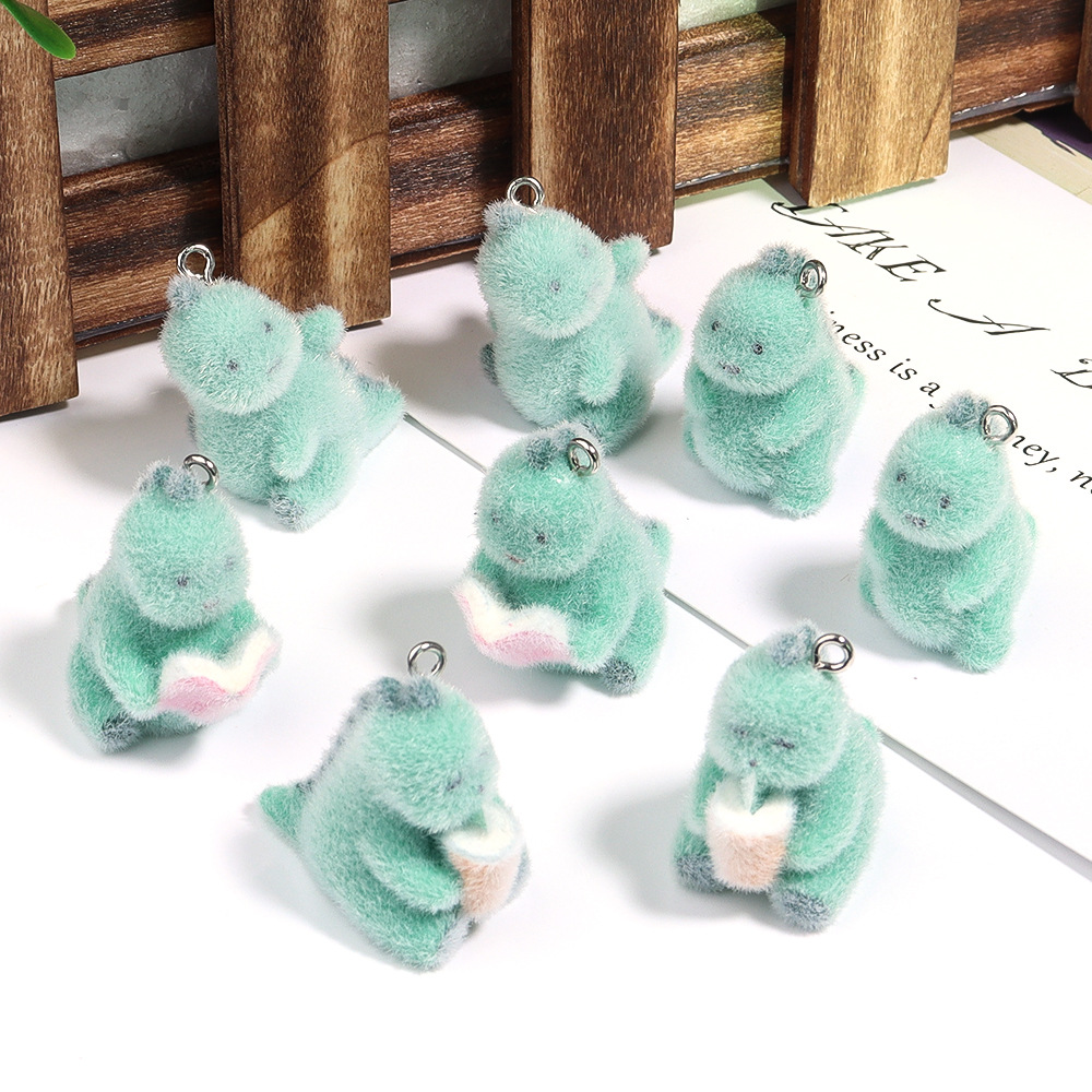4Pcs 3D Mini Dinosaur Pendant  - 3D Printing Keychain 评论和价格