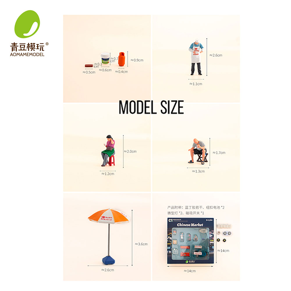 1/64 Night market s Model Kit- - 3D Printing Ideas 评论和价格