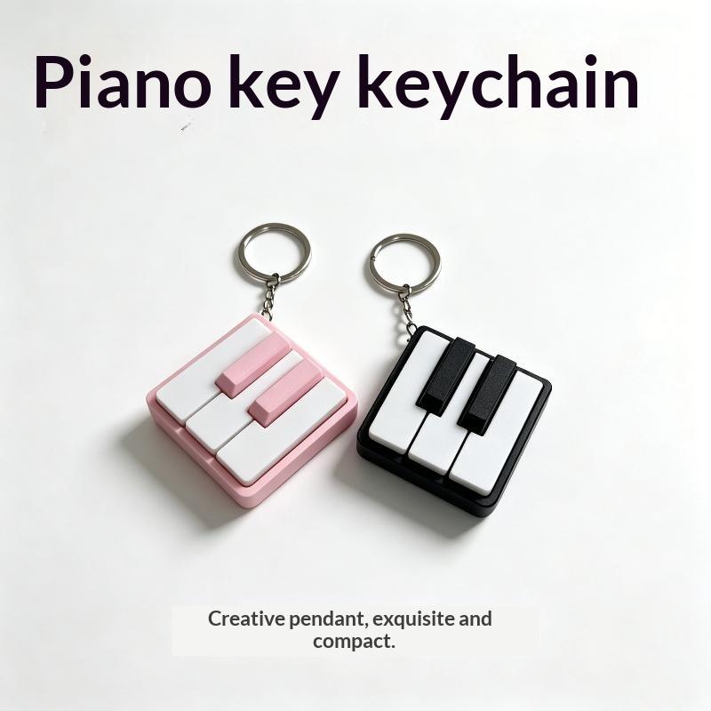 Creative 3D Printed Mini Piano - 3D Printing Keychain 评论和价格