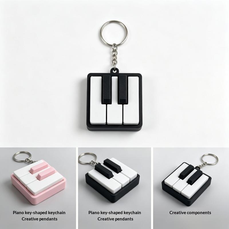 Creative 3D Printed Mini Piano - 3D Printing Keychain 评论和价格