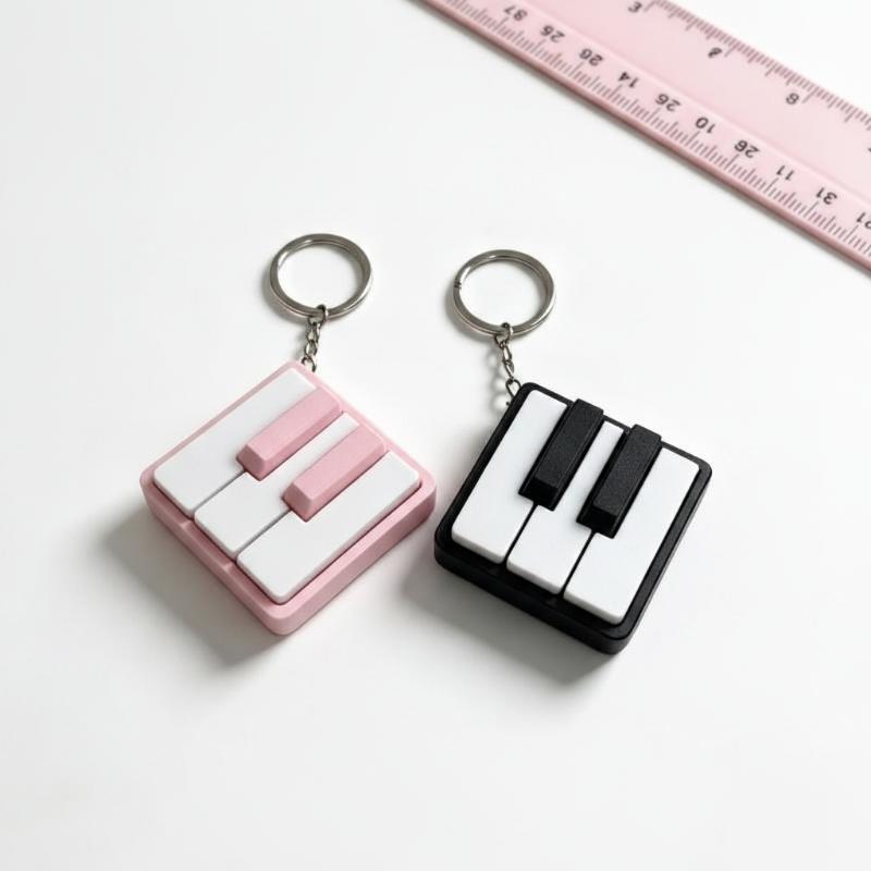 Creative 3D Printed Mini Piano - 3D Printing Keychain 评论和价格