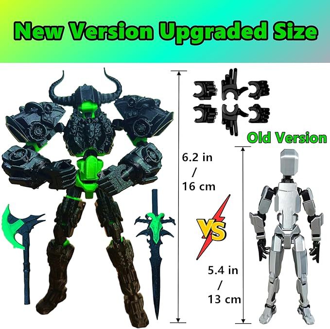 Titan 13 Action Figure,Assembl - 3D Printing For Dummies 评论和价格
