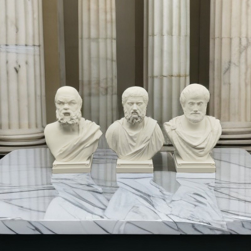 10/15/25cm Socrates Plato Aris - 3D Printing For Dummies 评论和价格