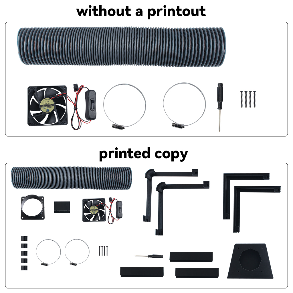 External Exhaust Fan Kit for B - 3D Printing Bambu Lab 评论和价格