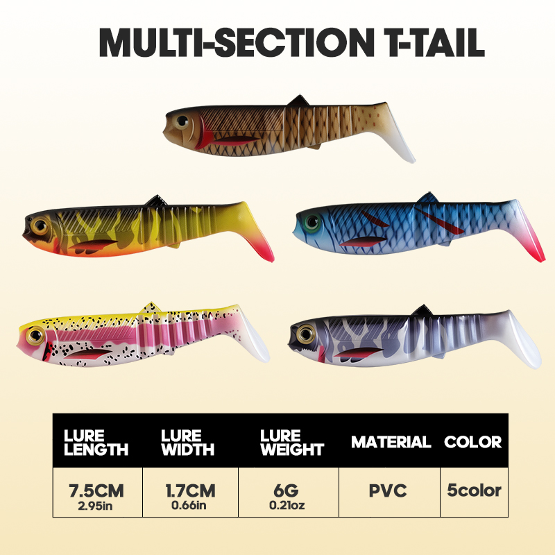 TAIYU 3pcs 7.5cm 6g 3D Multi-J - 3D Printing Lure 评论和价格
